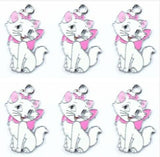20pcs Mary cats Metal Charms for DIY Jewelry Making