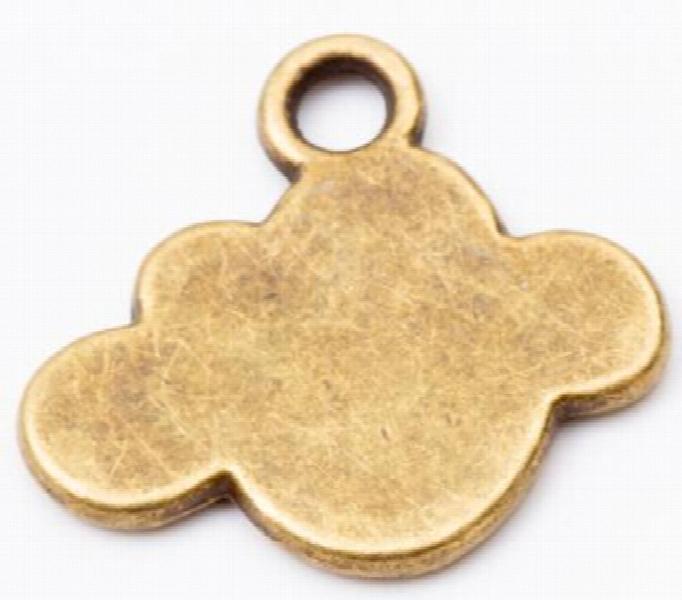 20pcs Vintage Zinc Alloy Cloud Pendant Charms for DIY Jewelry Making