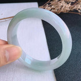 Natural Burmese Jadeite Light Purple Two-tone Bracelet