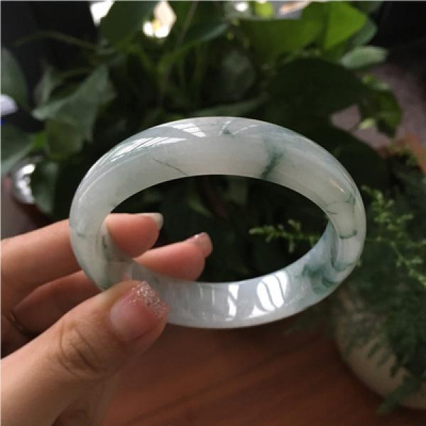 Burmese Jadeite Flower Bracelet Princess Jewelry Gift