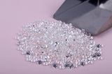 Loose Moissanite Beads 0.8-2.9mm D-L Round Brilliant 1ct Gems Stone