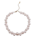 Summer Long Necklace Pearl Clavicle Chain Female