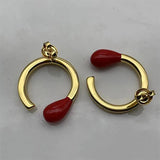 Spanish 925 Silver Stud Pendant Earring Set