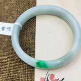 Zheru Natural Jadeite Bracelet Green Flower Princess Jade