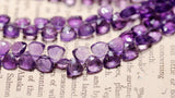 10pcs Amethyst Faceted Loose Beads for DIY Jewelry Making Necklace