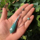 Natural High Amazonite Pendulum Divination Pendant