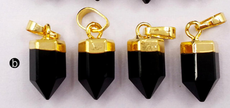 Crystal Women Jewelry Pillar Pendant with Metal Circle