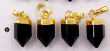 Crystal Women Jewelry Pillar Pendant with Metal Circle
