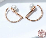 Asymmetrical Star Moon Earrings Crystal Charms Studs