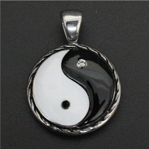 316L Stainless Steel Tai Chi Pendant Necklace