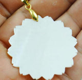 Natural Quartz Crystal Leaves Shell Pendants for Jewelry Making