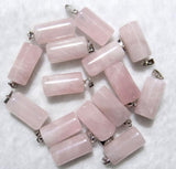 Quartz Crystal Turquoise Tiger Cylinder Pendant for DIY Jewelry Making