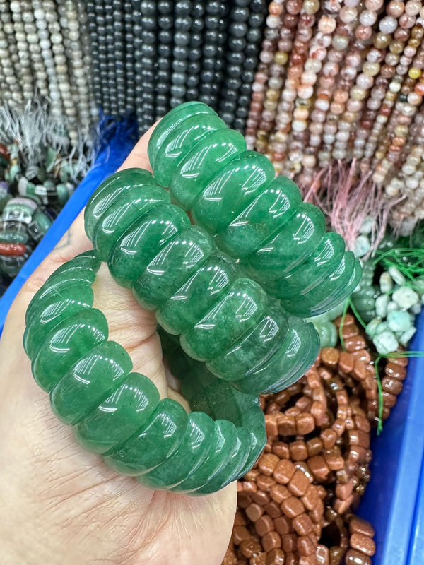 Green Aventurine Bridge Bracelet 8x21mm Wholesale