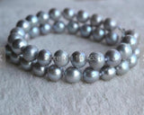 Freshwater Pearl Bracelet, Flower Clasp, Wedding Bridesmaids