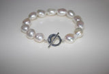 Baroque Pearl Bracelet 100% Real Natural 8-9mm 7inch