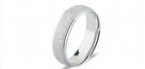 Matte Stainless Steel Couple Rings