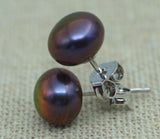 Freshwater Pearl Stud Earring Women Gift Pearl Jewelry
