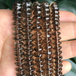 Smoky Quartz Crystal Glass Round Beads 6 8 10mm