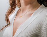 Custom Name Necklace, Stainless Steel Small Name Pendant