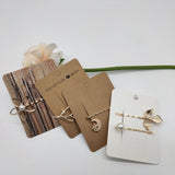 100Pcs Hairpin/Hairband Card DIY Jewelry Display Card 9x7cm