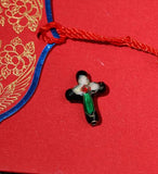 Cloisonne Cross Pendant Handmade Accessory Perfect Women Gift