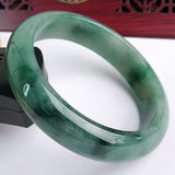 Dark Green Burmese Jadeite Bracelet, Princess Jewelry Gift