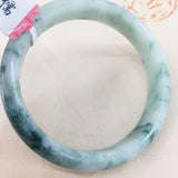 Natural Jadeite Bracelet Noble Light + Flower 54-62mm Jade Bracelet