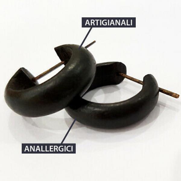 Wood Craft Tribal PUNK Round Earrings Headbands 99 S0491