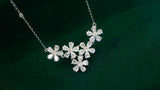 Flower Pendant Women's Necklace Wedding Bridal Jewelry