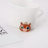 30pcs Cartoon Cat Shape Alloy DIY Jewelry Pendants