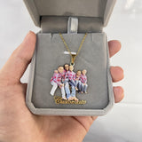 Custom Photo Necklace for Kids - Personalized Memory Jewelry