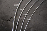 925 Silver Collar Women 1.5mm 1.2mm Thick