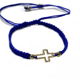 Hand Woven Cross Hollow Religious Prayer Bracelet