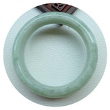 Zheru Jewelry Natural 54mm-64mm Burmese Emerald Light Green Bracelet