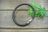 10pcs Rubber Magnet Clasp Hologram Bracelets
