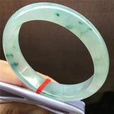 Burmese Jadeite Light Flower Bracelet 54-64mm for Mother & Girlfriend
