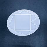 Wavy Coaster Round Oval Square Shaped Irregular UV Resin Molds Jewelry