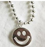 SHANICE 925 Silver Smile Face Beads Chain Bracelet for Women