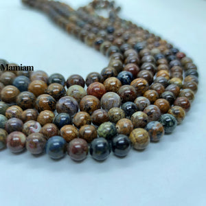 Natural Africa Pietersite Beads 6-10mm Diy Bracelet Necklace