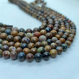 Natural Africa Pietersite Beads 6-10mm Diy Bracelet Necklace