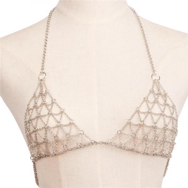 Women Pendant Necklace Love Hollow Body Chains