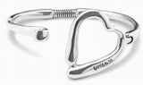 925 Silver 14K Heart Bracelet Electroplated, European & American Style
