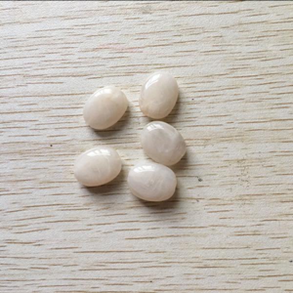 Marble Effect Oval Flat Beads 300pcs/lot DIY Jewelry Making