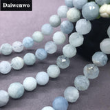 Aquamarine Beads 6-10mm Faceted Natural Stone DIY