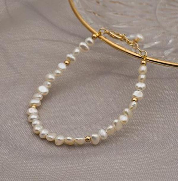 Baroque Freshwater Pearl Bracelet for Lady Wedding Party Gift