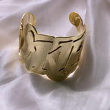 Custom Name Stainless Steel Bangle Bracelet