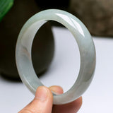 Natural Burmese Jadeite 54-64mm Light Bracelet Princess Jewelry