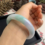 Zheru Natural Burmese Jade 54-64mm Bracelet - Princess Jewelry