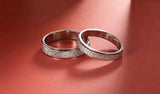 4mm Frosted Ring For Men And Women Exclusive Couple Wedding Band Ring