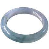 Natural Burmese Jadeite Light Purple Two-Color Bracelet 54-64mm